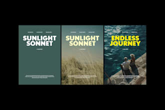 design hollywood style cinematic movie poster for your film
