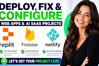 deploy replit website netlify AWS firebase supabase backend domain ai mobile app