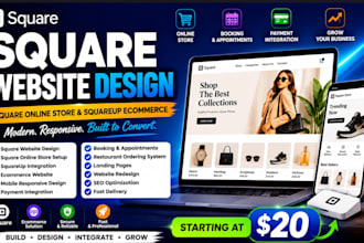 build a square website square online store and booking site