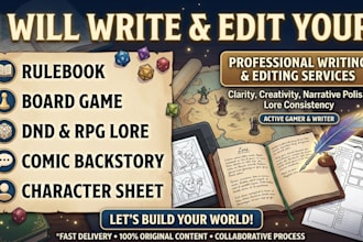 edit your rulebook design board game dnd rpg comic backstory character sheet