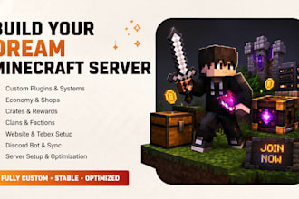develop custom minecraft plugins for your server