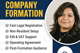 do US llc registration and UK company registration for non US residents