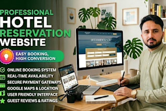 design hotel reservation wordpress website
