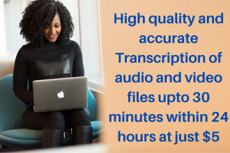 transcribe audio and do video transcription