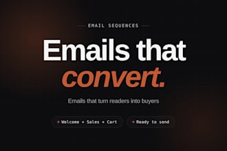 write email sequences that turn subscribers into buyers