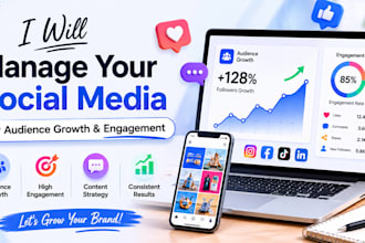 manage your social media for audience growth and engagement