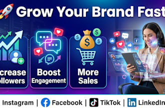 grow your brand with expert social media marketing