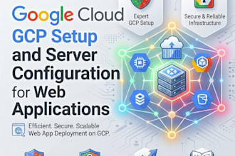 create google cloud gcp setup and server configuration for web applications