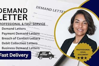 draft a professional demand letter for payment, refund, or contract disputes