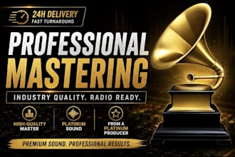 professionally master your song as a platinum producer and engineer