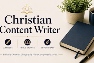 write engaging christian study content
