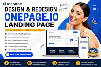design onepage io german website onepage io landing page one page io expert