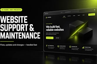 fix and maintain your tilda, wordpress or webflow website