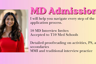 edit your medical school secondaries