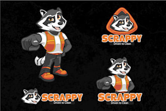 design a custom mascot logo and brand character