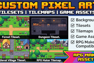 do pixel art background pixel tileset pixel tilemap rpg maker pixel game asset