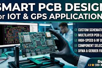 design smart tracking pcb for gps and iot devices