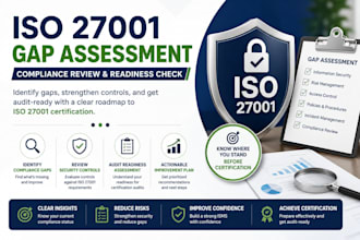 conduct an iso 27001 gap assessment and compliance review