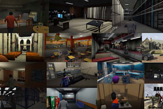 create custom fivem props, fivem mlo interiors with props and pro optimization