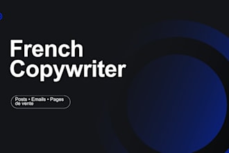 write your french instagram posts, sales emails or landing pages