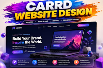 carrd website design carrd landing page redesign carrd website carrd portfolio