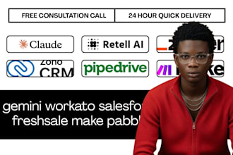 vapi ai integrately hubspot close CRM jira gohighlevel zapier expert tidio make