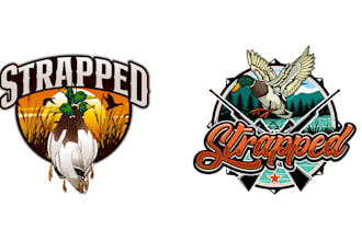 design high quality modern duck logo with free source files