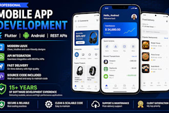 develop mobile applications with flutter and sql