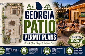 design georgia patio permit plans for outdoor living spaces