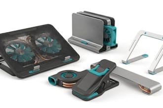 design luxury laptop stands, cooling pads and productivity accessories product