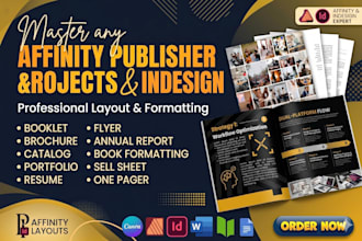 format edit design manuscript, ebook paperback with indesign, affinity publisher