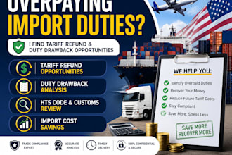 review your imports and identify tariff refund or duty drawback opportunities