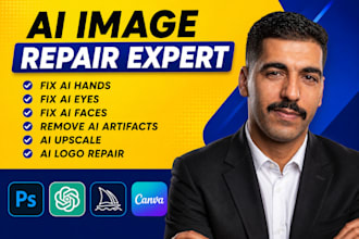 fix midjourney ai art hands, faces, text and enhance details