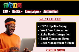 do zoho CRM, hubspot and gohighlevel and automation