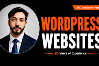 design and develop a modern wordpress website for business
