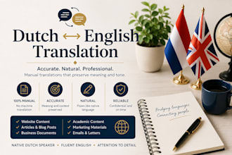 translate dutch to english or english to dutch