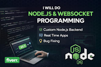 be your node js developer for backend rest API development
