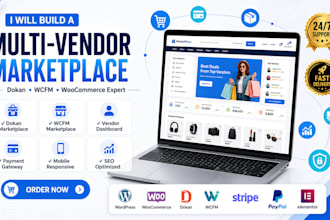 multi vendor ecommerce marketplace website with dokan and wcfm