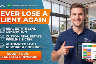 design a gohighlevel real estate funnel and lead pipeline