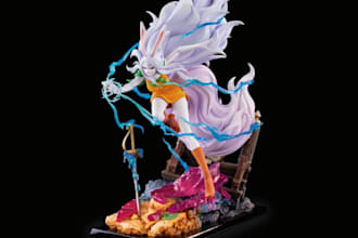 sculpt custom anime sketch to 3d,reference to stl,fan arts,stylized manga 3dtoys
