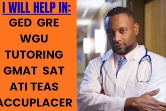 help with ged, gre, hesi, teas, toefl, ielts and straighterline proctored finals