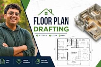 floor plan drafting autocad floor plan blueprint drawing permit drawing service