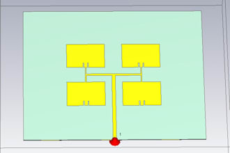 design and simulate antenna in cst microwave studio with full report