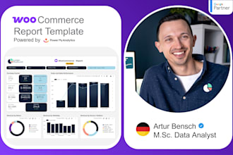 provide a woocommerce dashboard in google data studio or looker studio