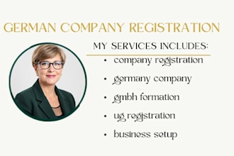 do germany company registration, corporate gmbh and ug formation