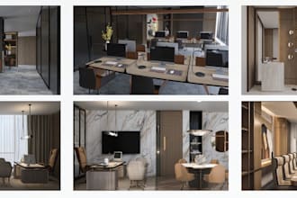 create a unique commercial interior design