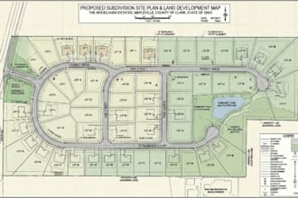 create detailed plot plans property layouts and subdivision mapping design
