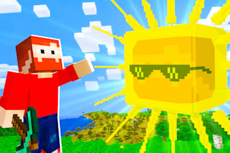 make the best minecraft thumbnail in 24 hours