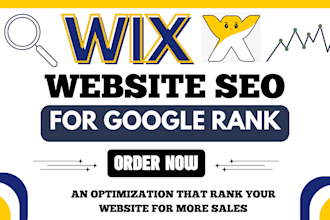 do wix website SEO optimization for your google rank, wix website optimization
