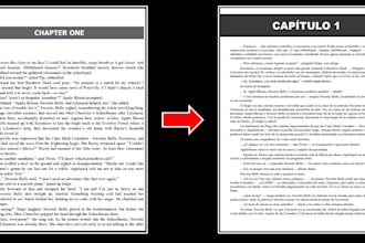 translate books, novels and visual novels